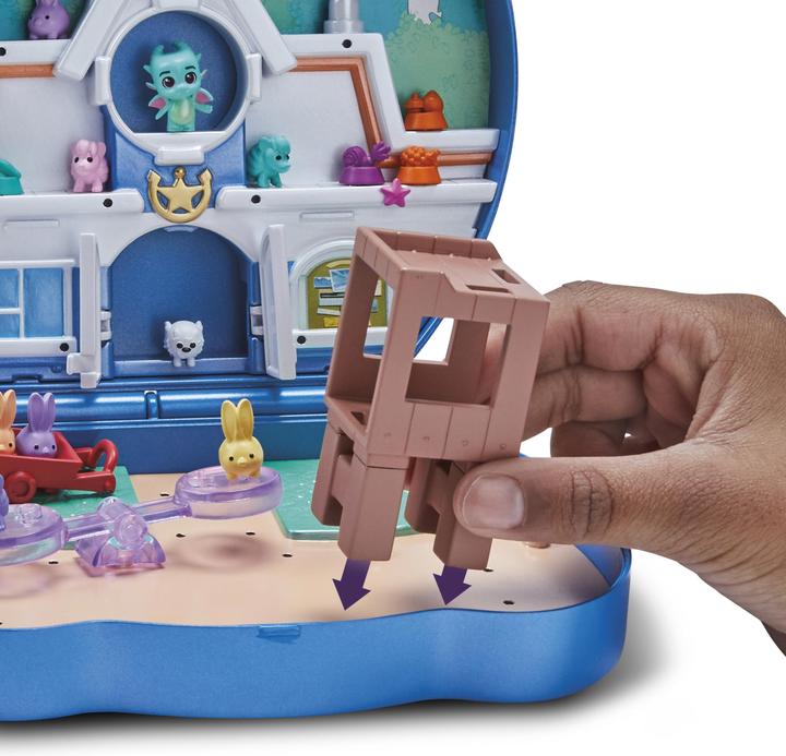 Actual product image My Little Pony Mini World Magic Animal Corner Mini Play World, Play Set to Build Your Own with Hitch Trai