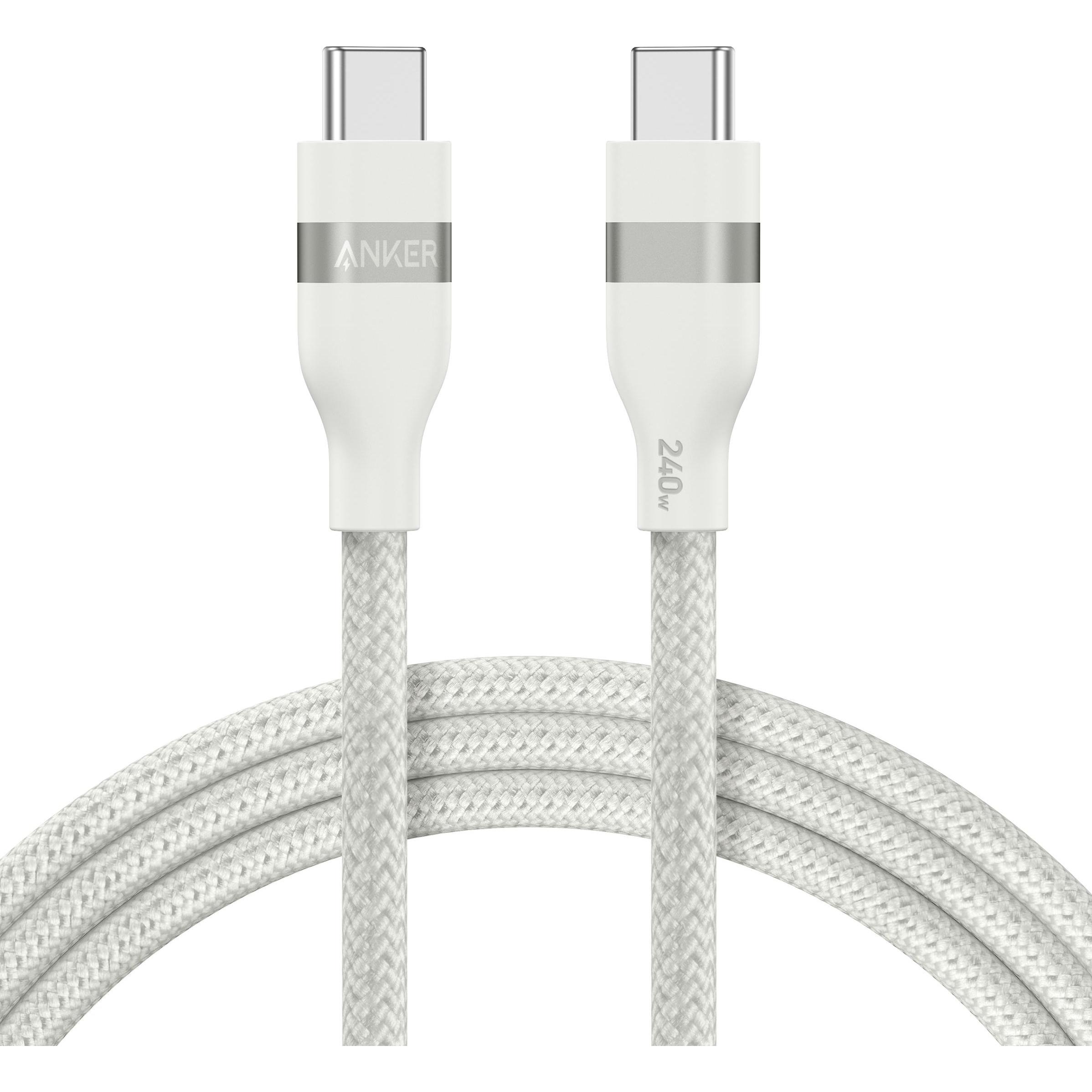 Anker USB-C to USB-C Cable (90cm, 240W (0.90 m, USB 2.0, 240 W), Cavo USB
