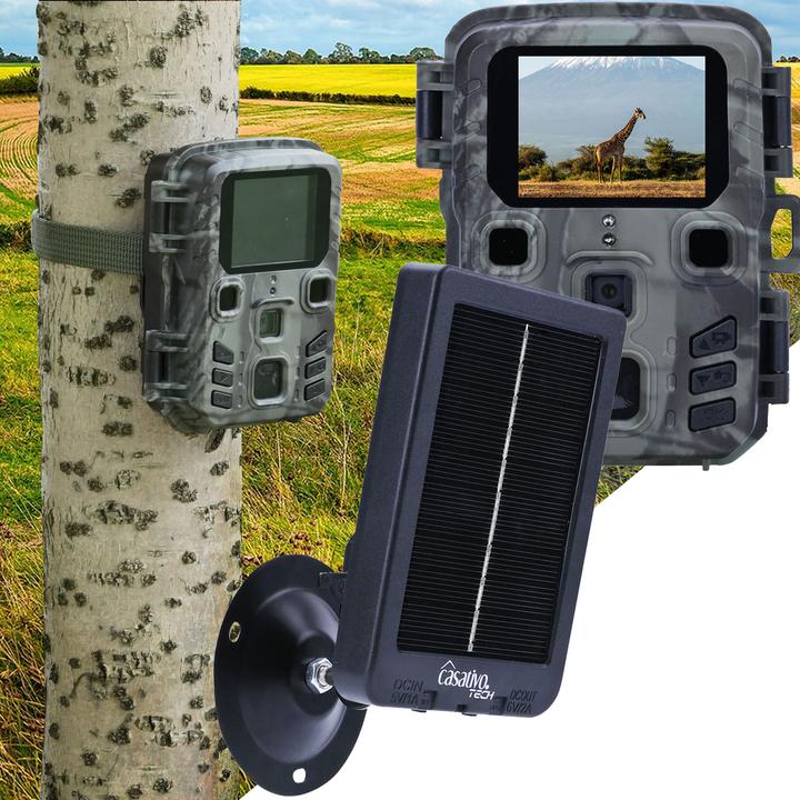 Casativo Compact full HD wildlife camera with motion sensor and night vision incl. rechargeable battery