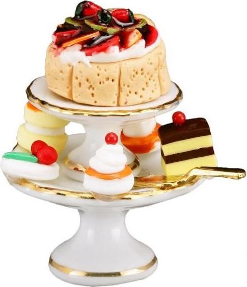 Actual product image Reutter 001.663/6 - Cake pyramid, miniature