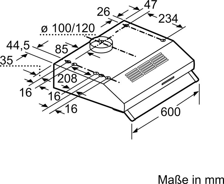 Image du produit Bosch Hausgeräte DUL62FA51 (Hotte à tiroir)