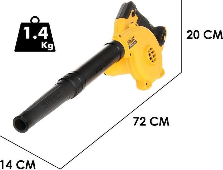 Productafbeelding DeWalt DCV100-XJ (Oplaadbare batterij, Bladzuiger)