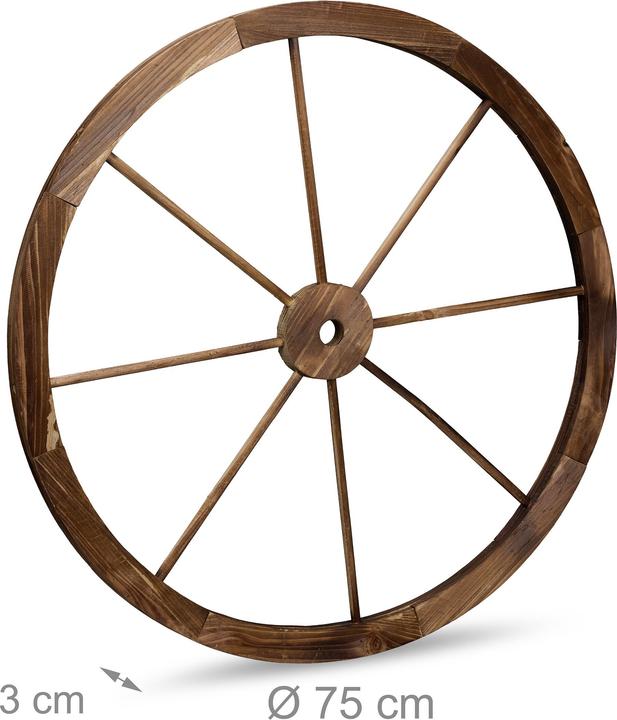 Produktbild Relaxdays Wagenrad