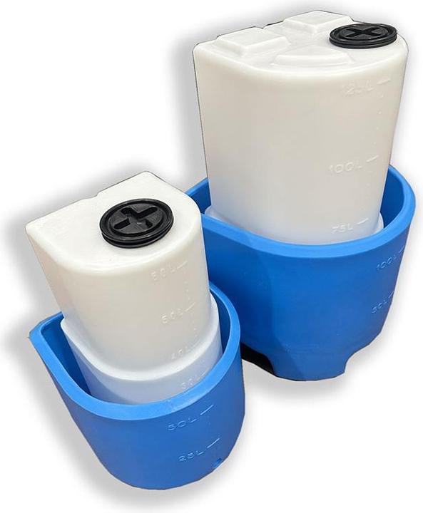 Actual product image Aquastore Dosierbehälter mit flachem Rücken 60L, B 460mm, H 710mm