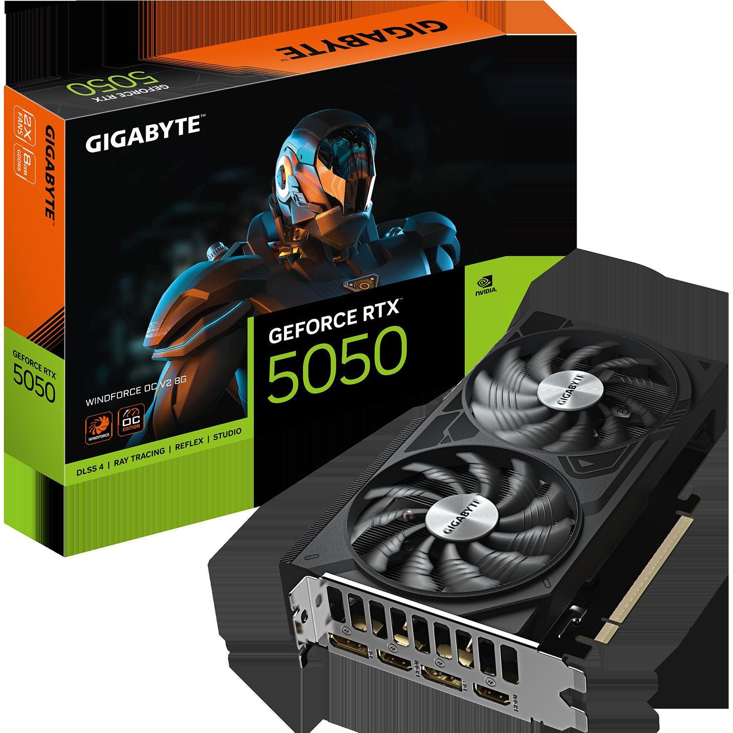 Gigabyte GeForce RTX 5050 WINDFORCE OC V2 8G (8 GB), Grafikkarte