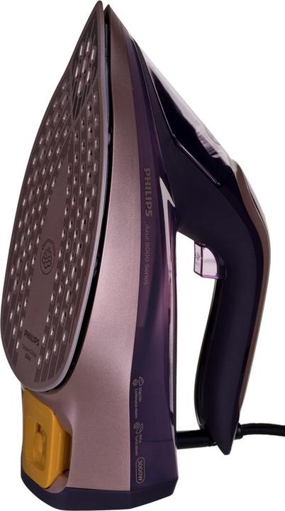 Actual product image Philips DST8040/30 iron Steam iron SteamGlide Elite soleplate Lilac (3000 W, 260 g/min)
