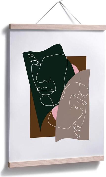 Produktbild Trenddeko Faces (30 x 40 cm)