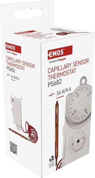 Produktbild Emos Anlege-Thermostat mit Fernfühler P5682, manuell