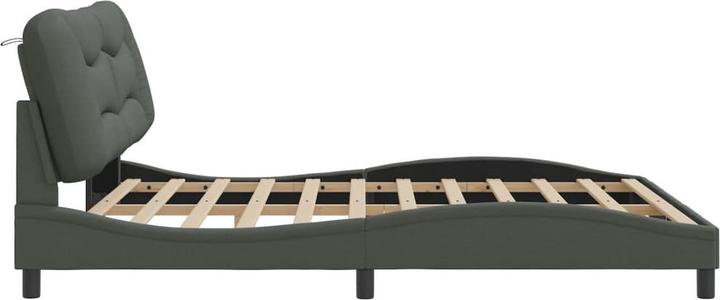 Image du produit VidaXL Cadre de lit avec tête de lit en tissu (180 x 200 cm)