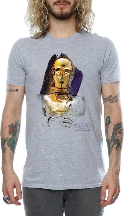 Image du produit Star Wars - T-shirt THE LAST JEDI C-3PO BRUSHED - Homme (XXL)