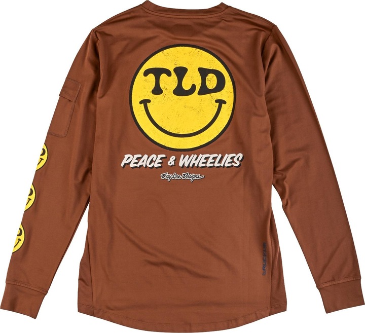 Actual product image Troy Lee Designs Ruckus Long Sleeve Ride Tee - Wheelies (M)