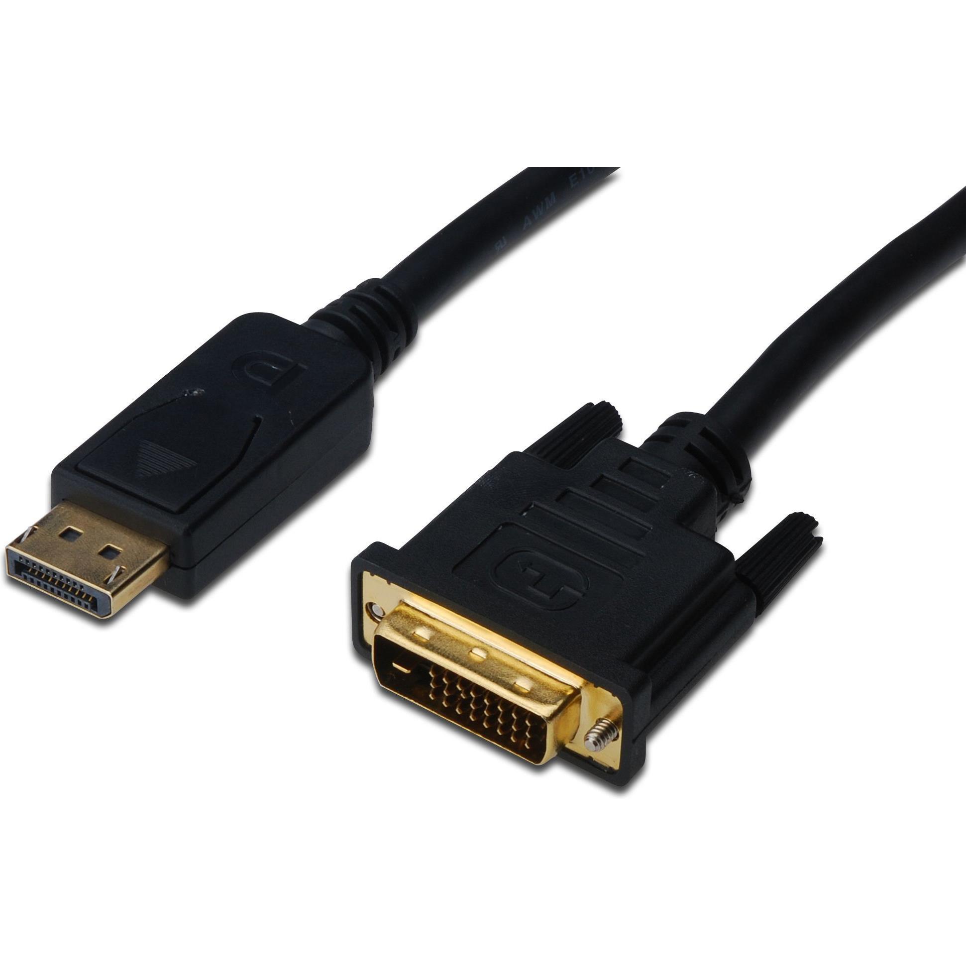 Digitus DisplayPort — DVI (3 m, DisplayPort, DVI), Video Kabel