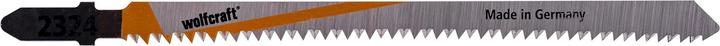 Produktbild wolfcraft 2 Stichsägeblätter HCS L=130mm T-Schaft