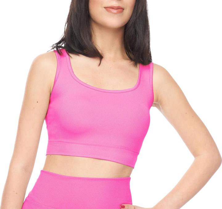 Actual product image Lookus Womens/Ladies Roda Ribbed Sports Bra (L)