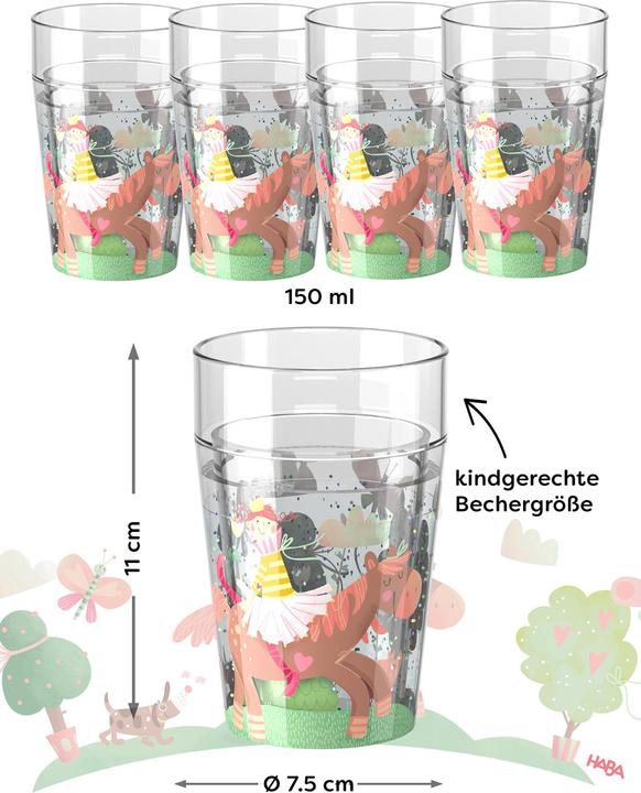Actual product image Haba Becher Glitzerbecher