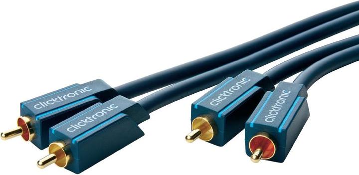 Actual product image clicktronic Stereo audio cable (2 m, Cinch)