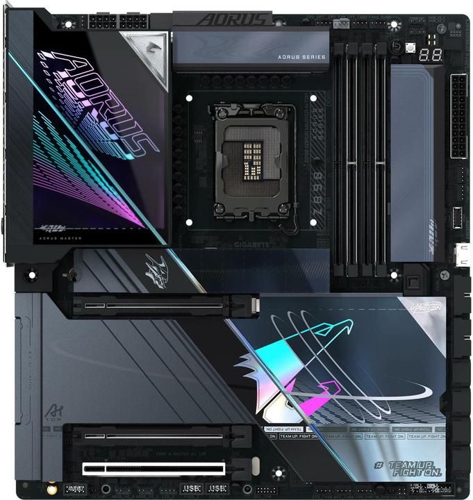Productafbeelding Gigabyte Z890 AORUS Master AI TOP (LGA 1851, Intel Z890)