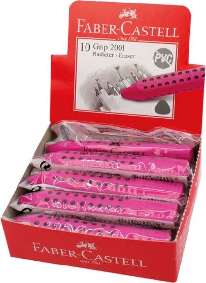 Produktbild Faber-Castell Radierer Dreikant Grip pink