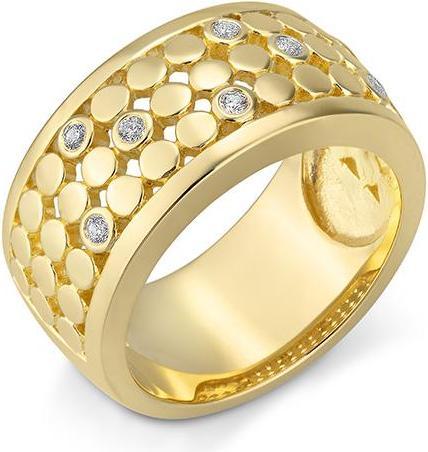Actual product image Breuning RING - BRILL. 0,18 Ct. H/si (52, 585/14 K Gold)