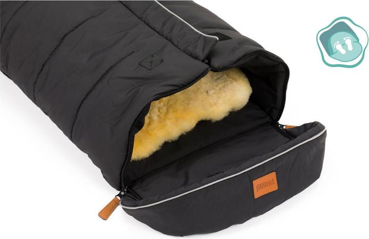 Image du produit Fillikid Fusssäcke für Kinderwagen & Buggys Fleece-Fusssack Nanga mit Lammfellauflage