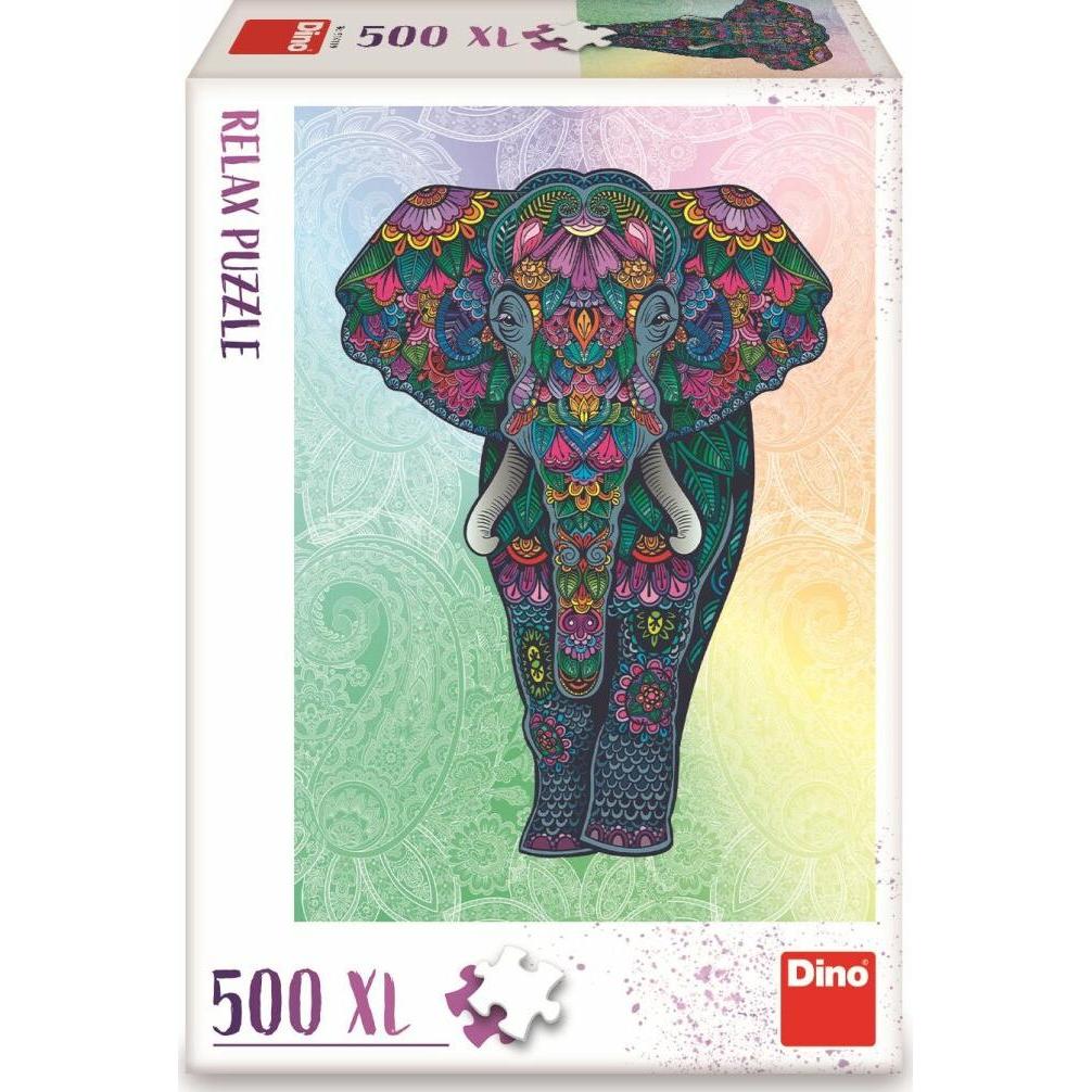 Dino Relax Puzzle Elefant XL 500 Teile (500 Teile)