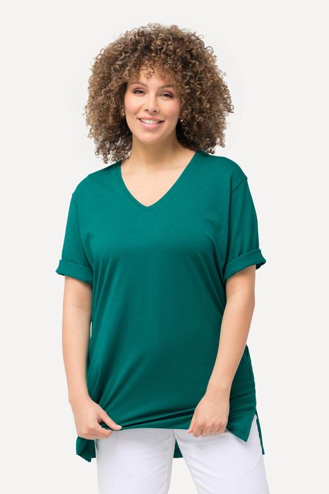 Produktbild Ulla Popken T-Shirt, V-Ausschnitt, Relaxed, Halbarm (46, 48)