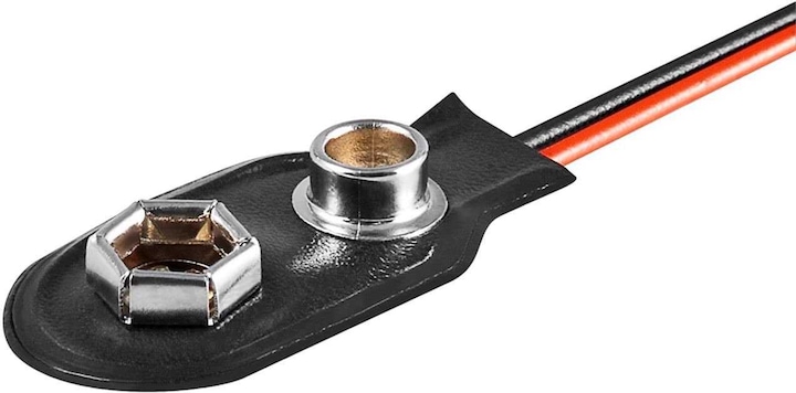 Max Hauri 9V block battery holder 2 pcs.