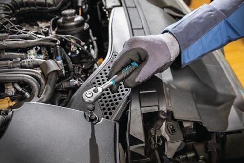 Actual product image HAZET HiPer fine-tooth reversible ratchet ∙ safety locking 863HPS ∙ Square, solid 6.3 mm (1/4 inch)…