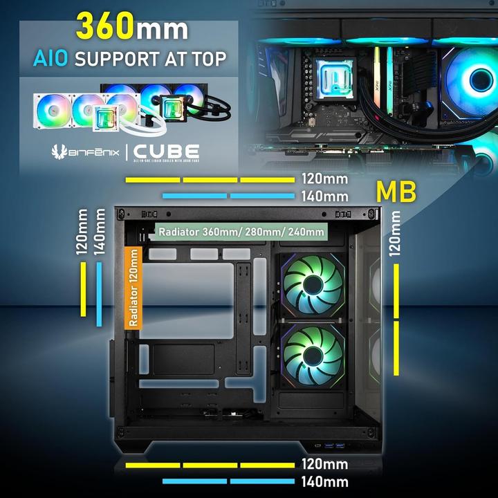 Actual product image BitFenix ATX Semi-Tower Gehäuse Triton (ATX)