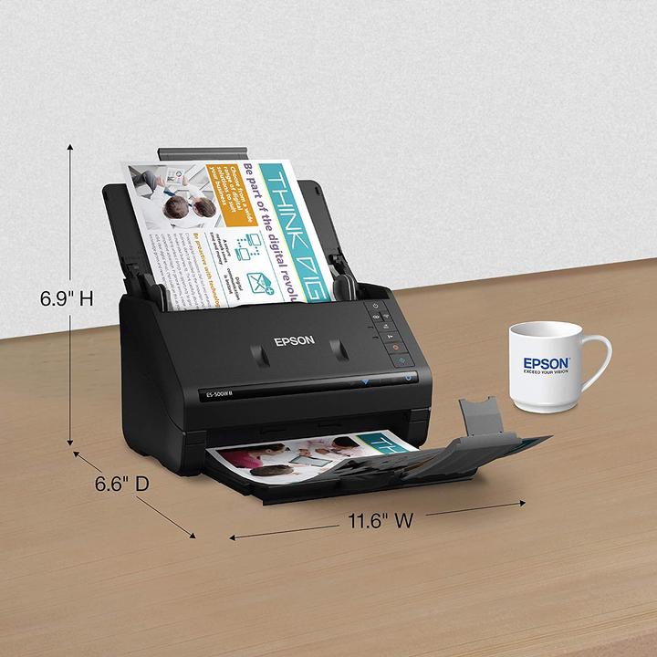 Actual product image Epson WorkForce ES-500WII (USB, Wi-Fi Direct)