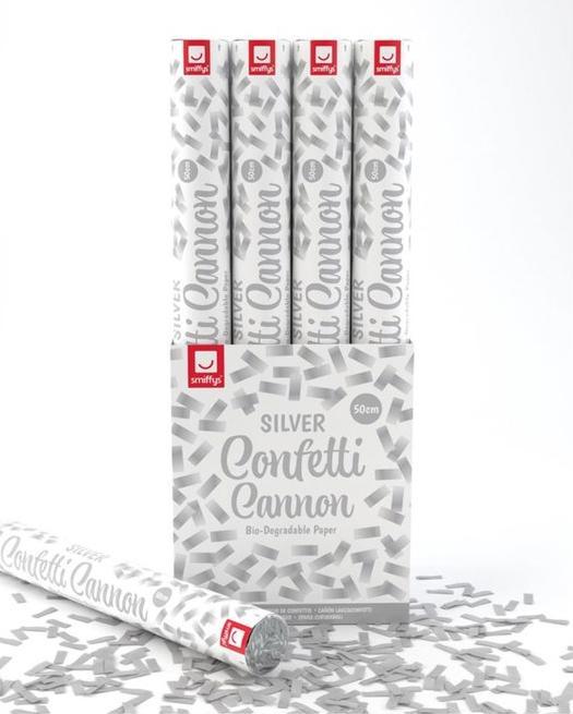 Actual product image Smiffys Confetti Shooter - Silver
