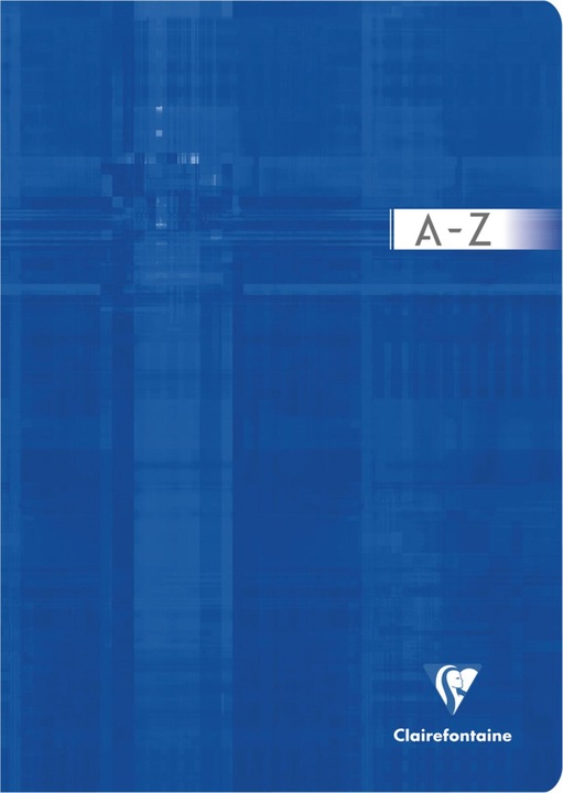 Actual product image Clairefontaine Notebook with index A - Z (A4, Checked, Soft cover)