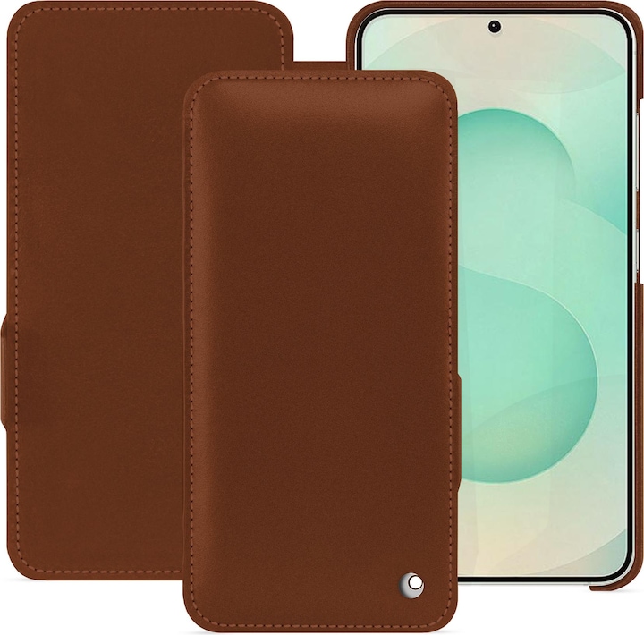 Actual product image Noreve Horizontal leather flap shell (Samsung Galaxy S25+)