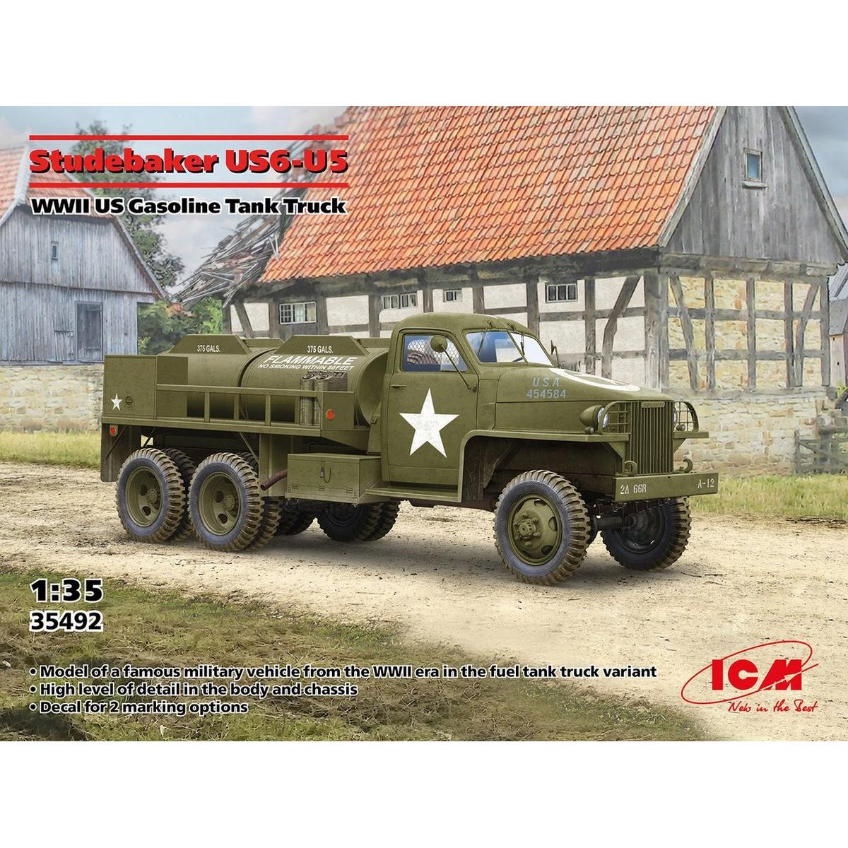 Icm Multicolore Studebaker Us6-U5, Autocisterna Statunitense Della Seconda Guerra Mondiale