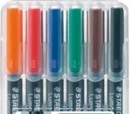 Produktbild Staedtler Lumocolor permanent (Mehrfarbig, 0.40 mm, 6 x)