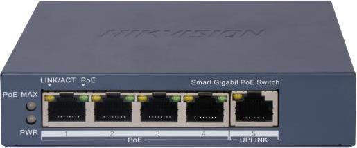 Produktbild Hikvision DS-3E1505P-EI Switch L2 Smart Managed 4 (5 Ports)