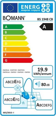 Etichetta energetica Bomann BS1948CB