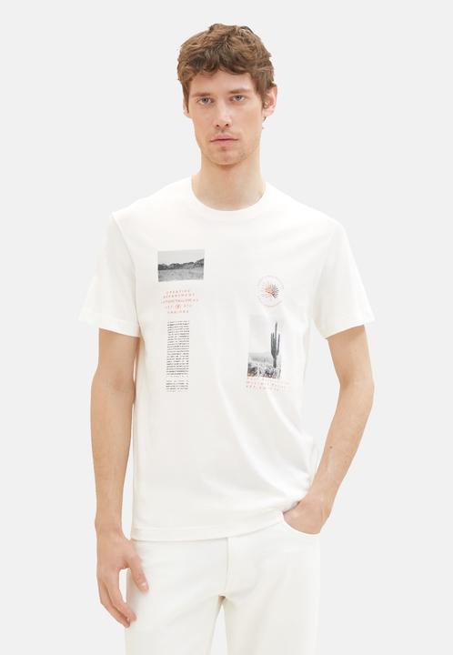 Actual product image Tom Tailor T-Shirt Kurzarmshirt mit Foto-Print (XL)