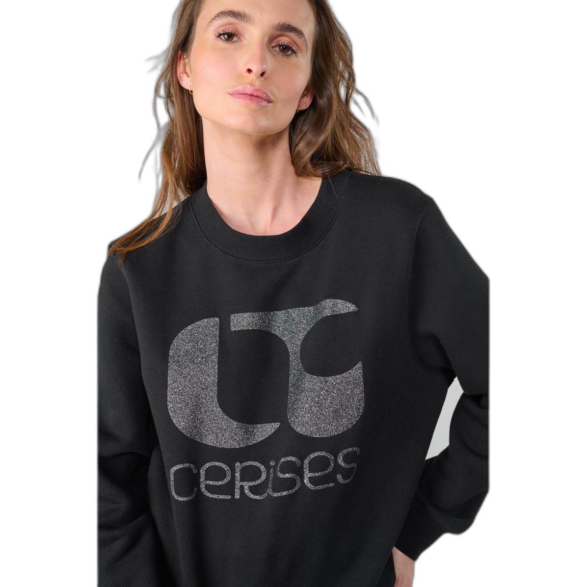 Le Temps Des Cerises, Damen, Pullover, Paolo, Schwarz, (L)