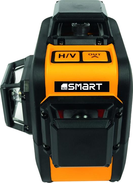Productafbeelding smart Oplaadbare, zelfnivellerende 3-stralige 360° 3D laser met rode straal tot 15 m, Li-Ion