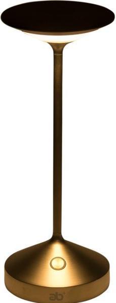 Immagine prodotto Ab+ by Abert Tempo Mini tragbare Tischleuchte Messing (150 lm)