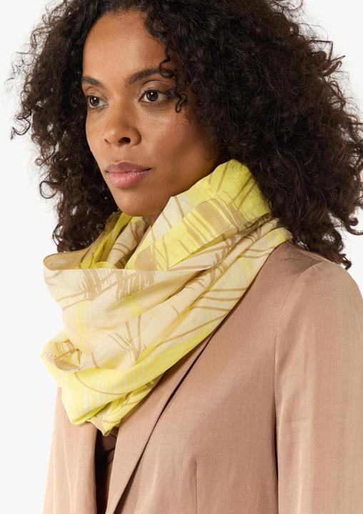 Image du produit Comma Tuch Loop-Schal mit floralem Muster aus Baumwolle