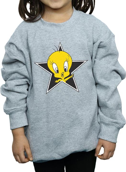 Produktbild Looney Tunes Tweety Pie Star Sweatshirt Mädchen (152, 158)