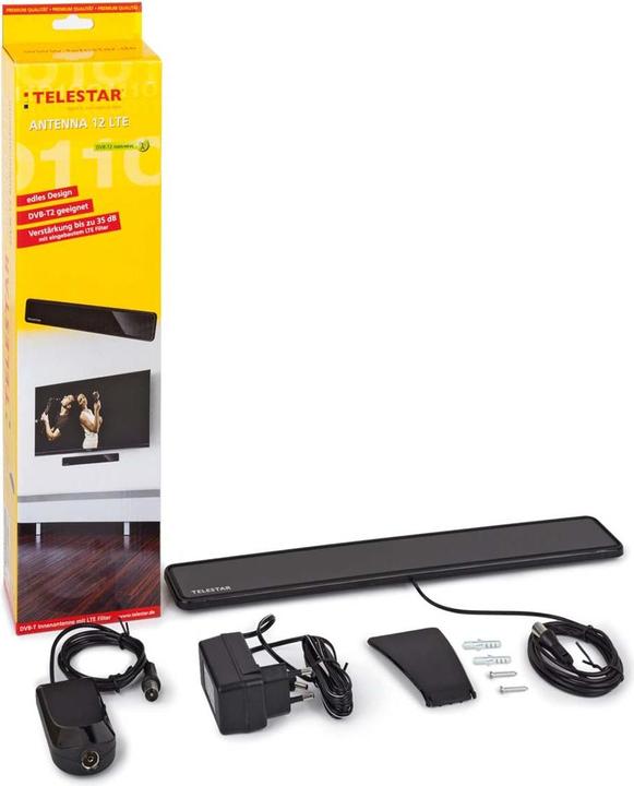 Produktbild Telestar Antenna 12 LTE (Zimmerantenne, 35 dB, LTE, DVB-T / -T2, DAB/ DAB+)