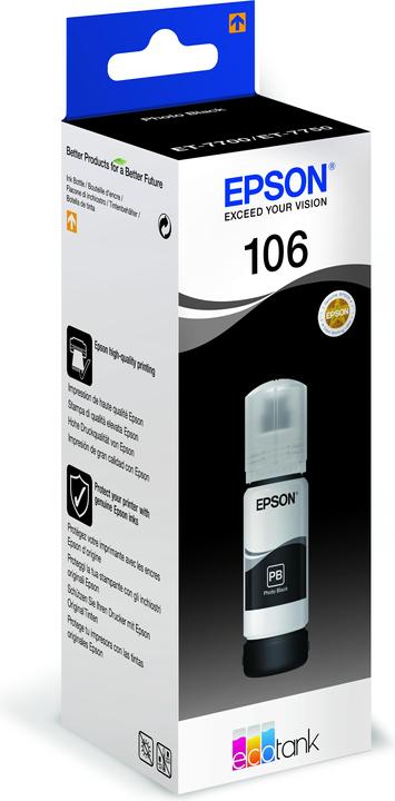 Produktbild Epson 106 EcoTank Ink (PBK)