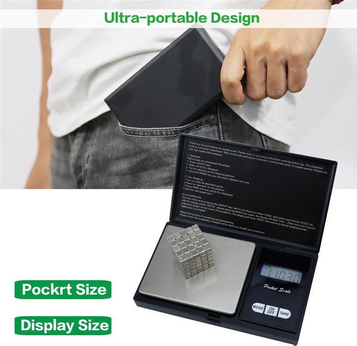 Produktbild Intirilife Digitale Feinwaage 200g