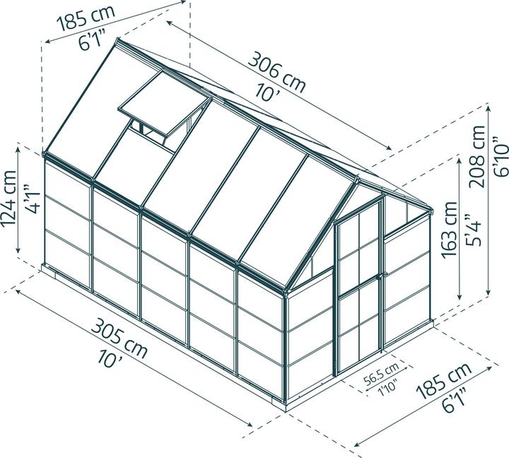 Actual product image Palram Hybrid