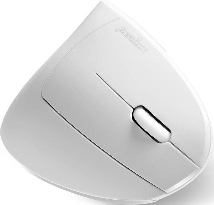 Actual product image Perixx PERIMICE-713 N W Ergonomic mouse wireless white 6 buttons 1000 dpi, 1500 (Wireless)
