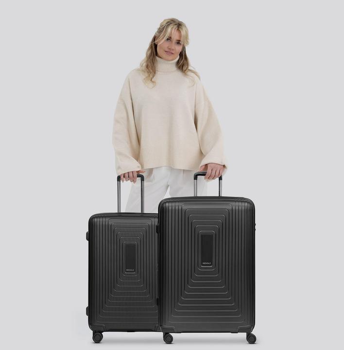 Actual product image Redolz Essentials 14 4-wheel suitcase set 2-piece with stretch fold (204 l)