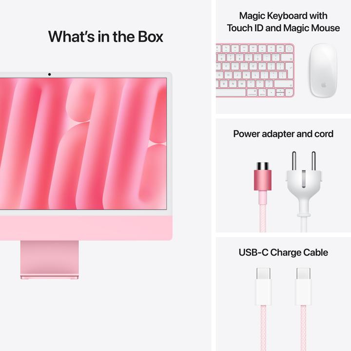 Produktbild Apple iMac 2024 (M4, 24 GB, 512 GB, Apple M4 10-Core)